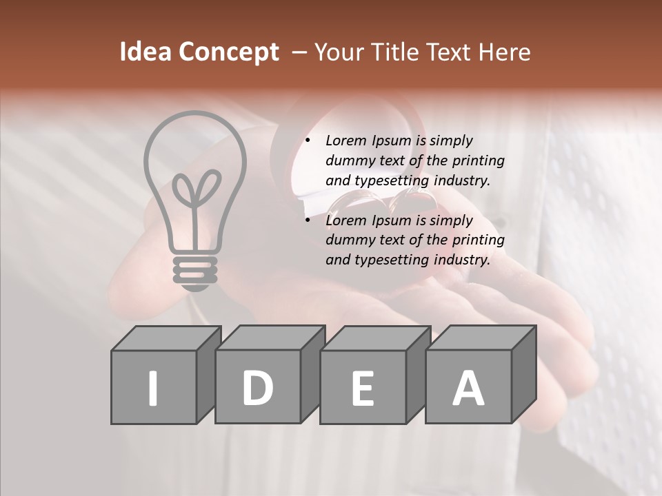 Hair Flower Attractive PowerPoint Template