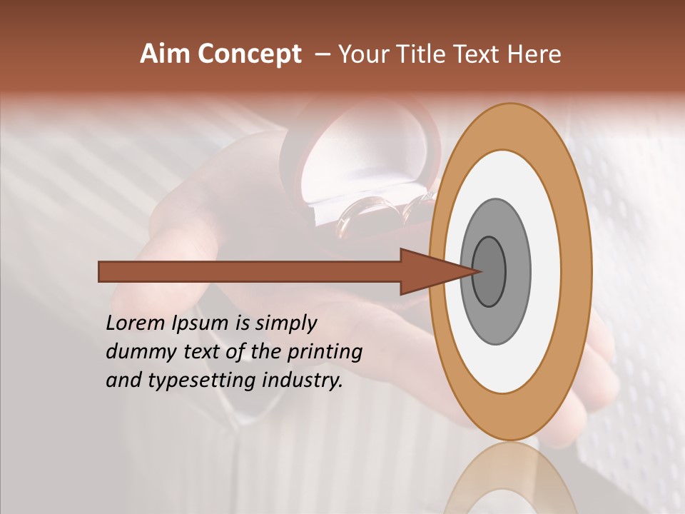 Hair Flower Attractive PowerPoint Template