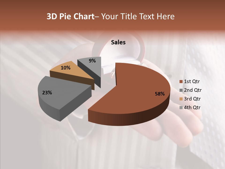 Hair Flower Attractive PowerPoint Template