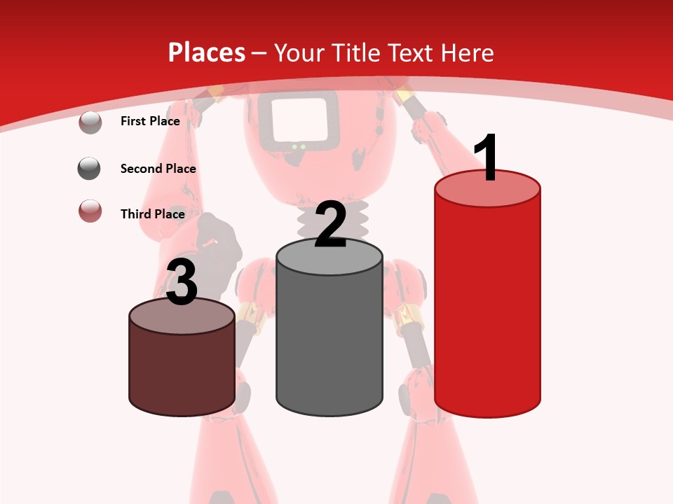 Background Character Computer Generated PowerPoint Template