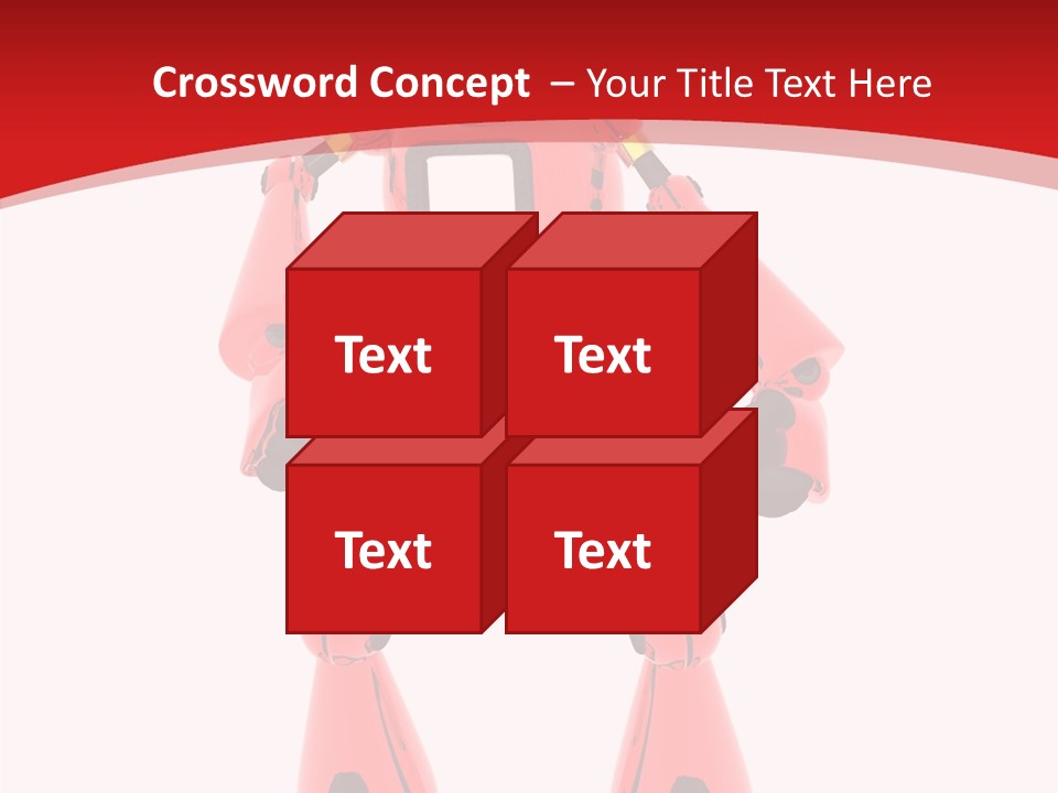 Background Character Computer Generated PowerPoint Template