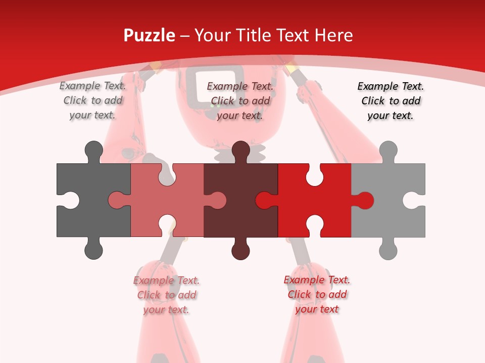 Background Character Computer Generated PowerPoint Template