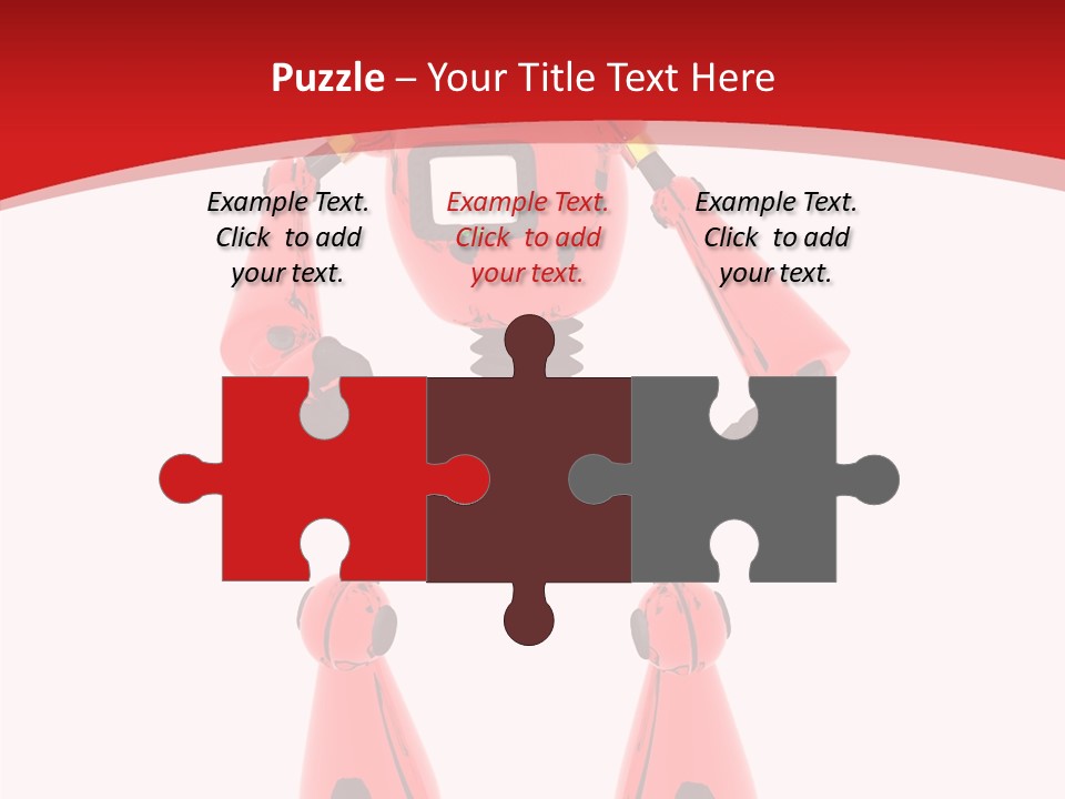 Background Character Computer Generated PowerPoint Template