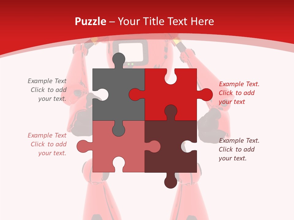 Background Character Computer Generated PowerPoint Template