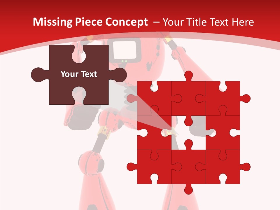 Background Character Computer Generated PowerPoint Template