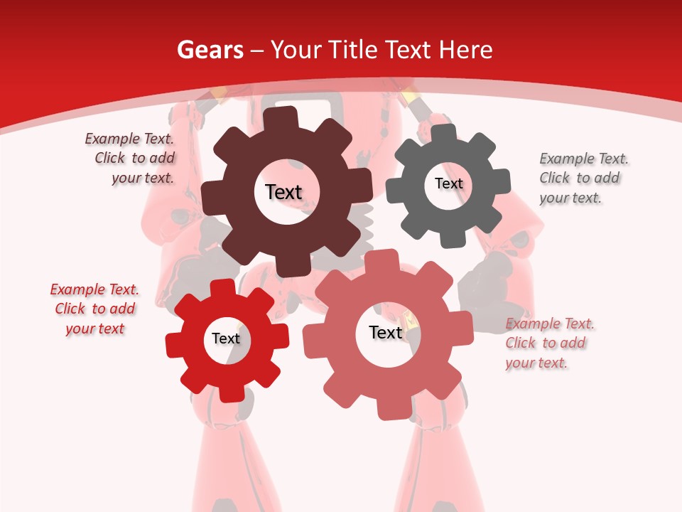Background Character Computer Generated PowerPoint Template