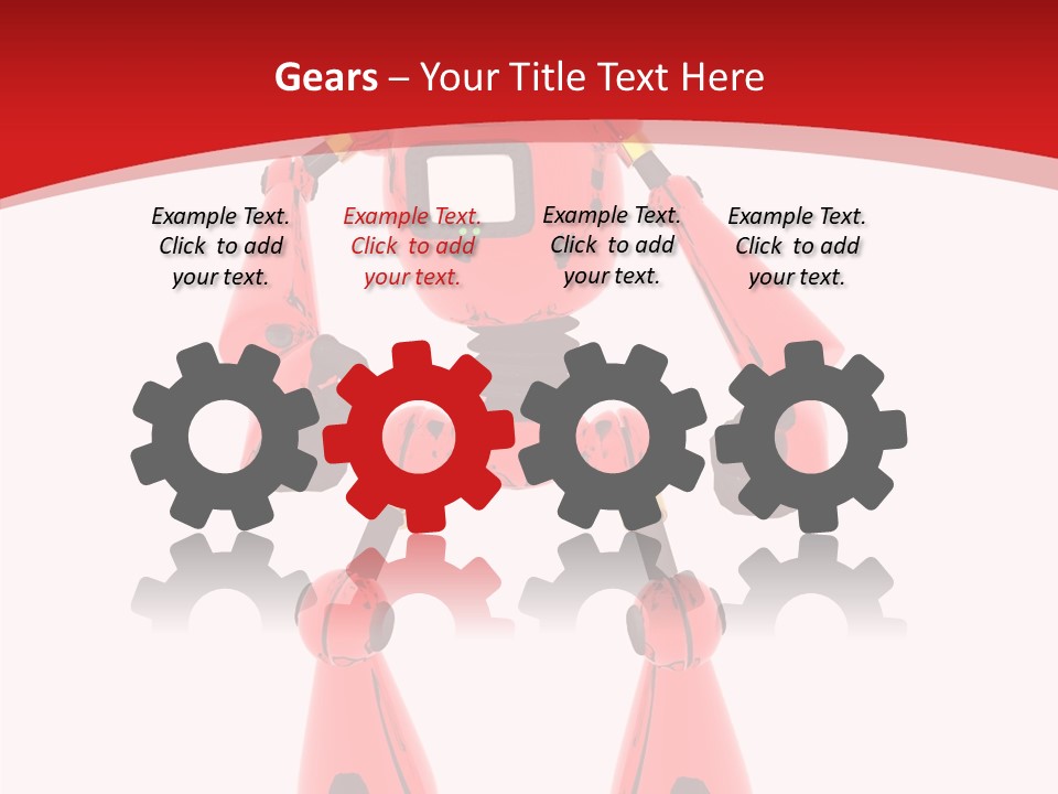 Background Character Computer Generated PowerPoint Template