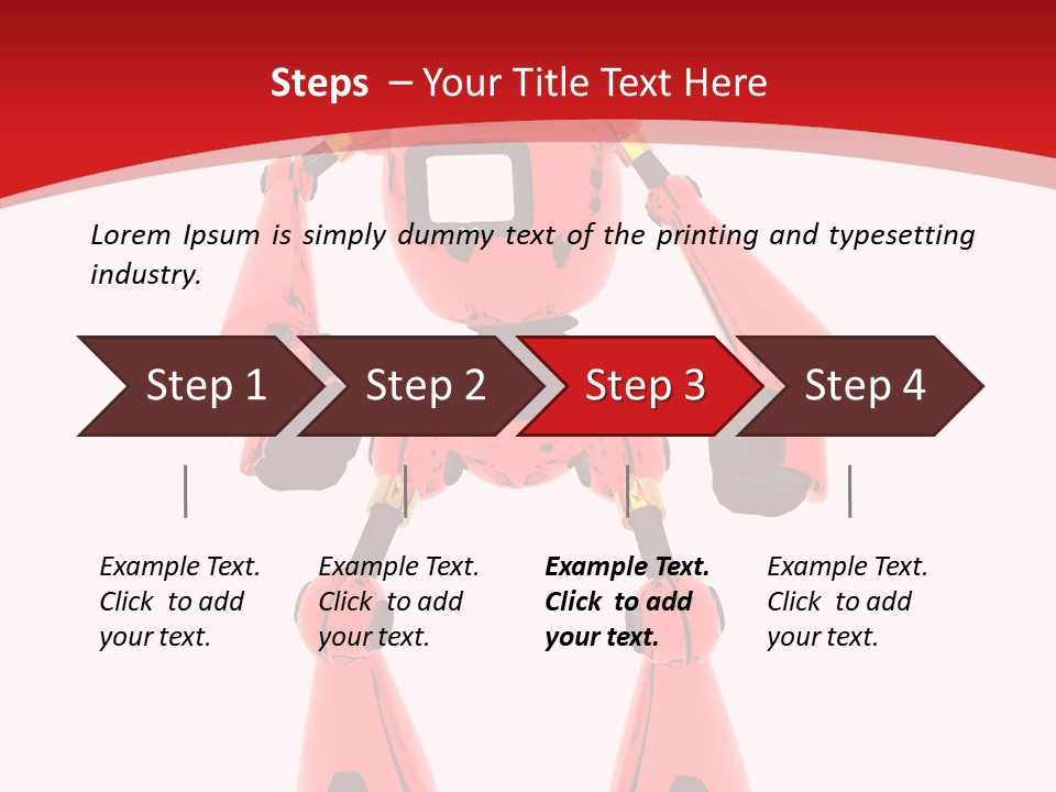 Background Character Computer Generated PowerPoint Template