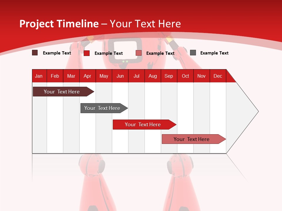 Background Character Computer Generated PowerPoint Template