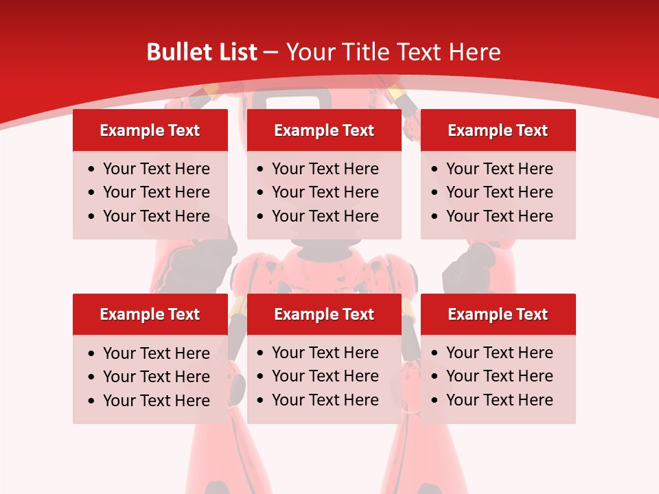 Background Character Computer Generated PowerPoint Template