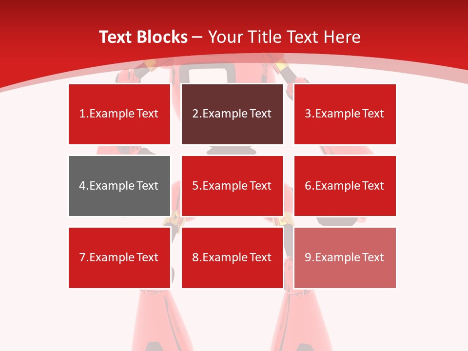 Background Character Computer Generated PowerPoint Template