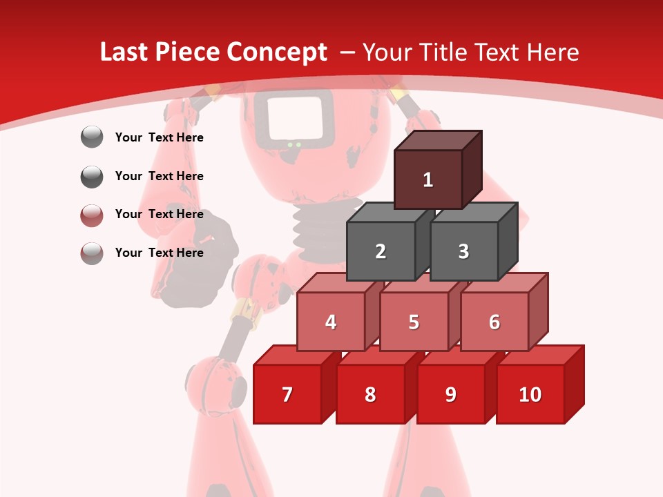 Background Character Computer Generated PowerPoint Template