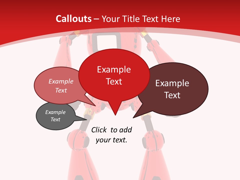 Background Character Computer Generated PowerPoint Template