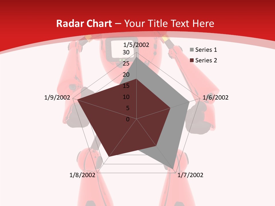 Background Character Computer Generated PowerPoint Template