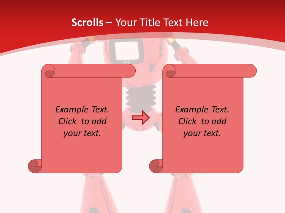 Background Character Computer Generated PowerPoint Template