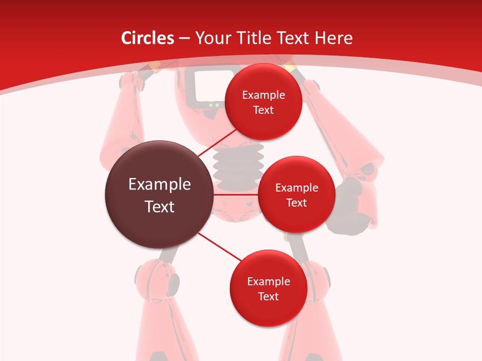 Background Character Computer Generated PowerPoint Template