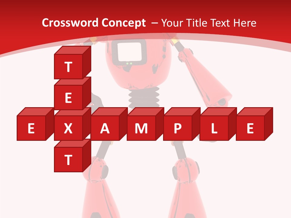 Background Character Computer Generated PowerPoint Template