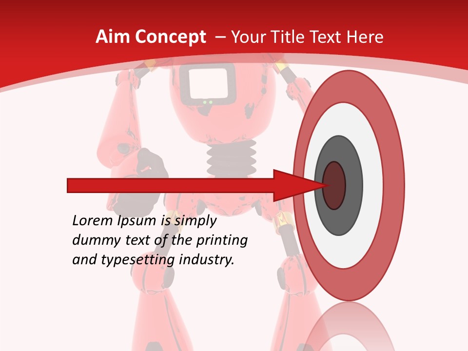 Background Character Computer Generated PowerPoint Template