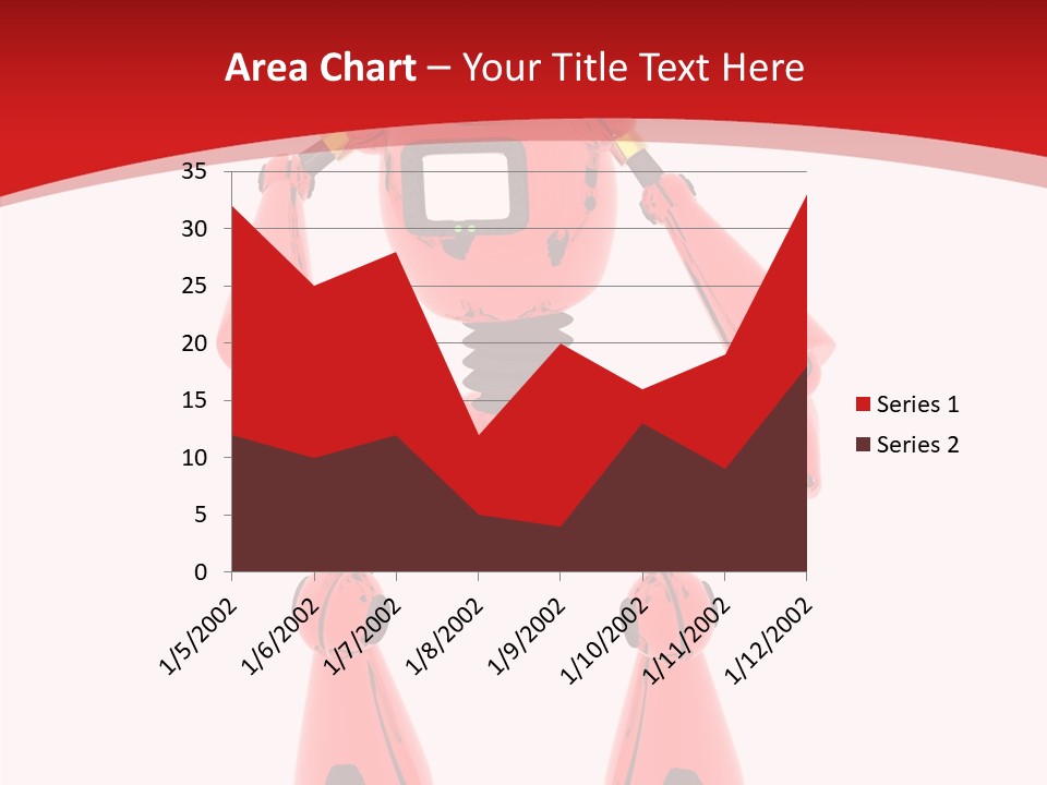 Background Character Computer Generated PowerPoint Template