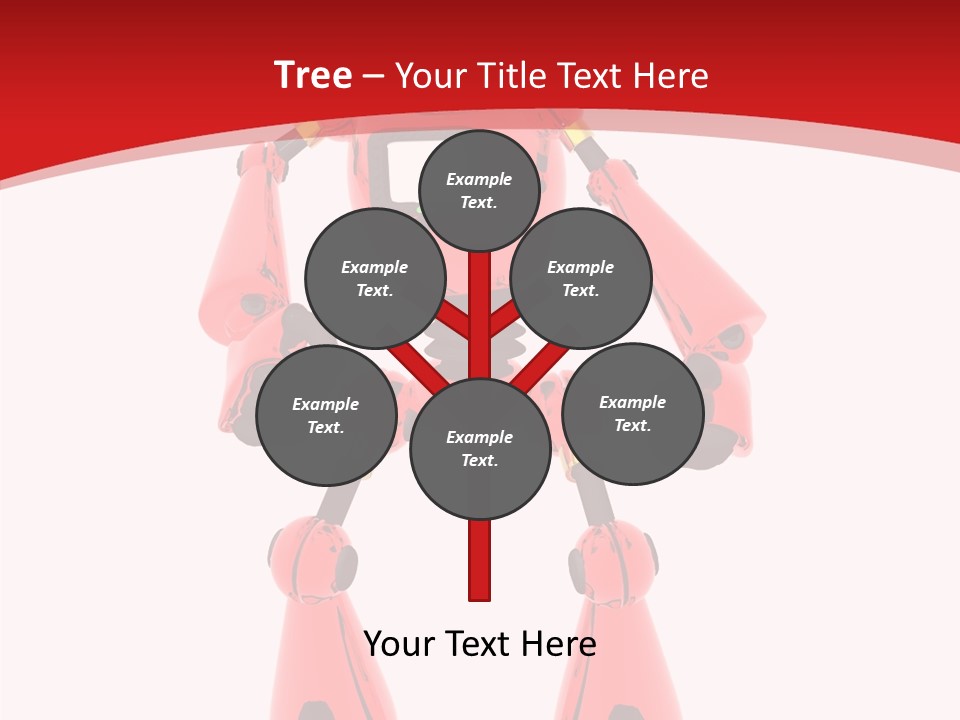 Background Character Computer Generated PowerPoint Template