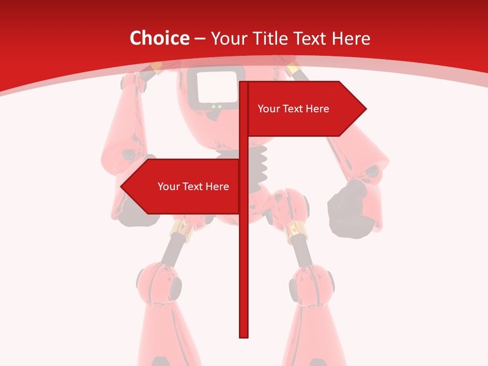 Background Character Computer Generated PowerPoint Template