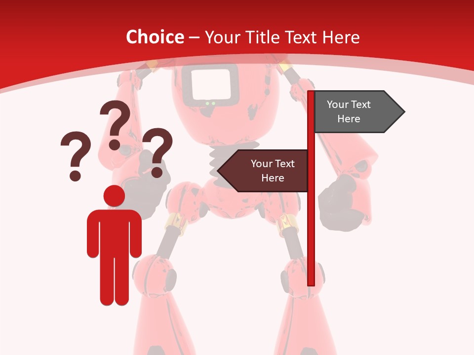 Background Character Computer Generated PowerPoint Template