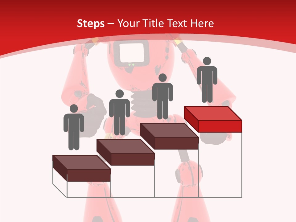 Background Character Computer Generated PowerPoint Template