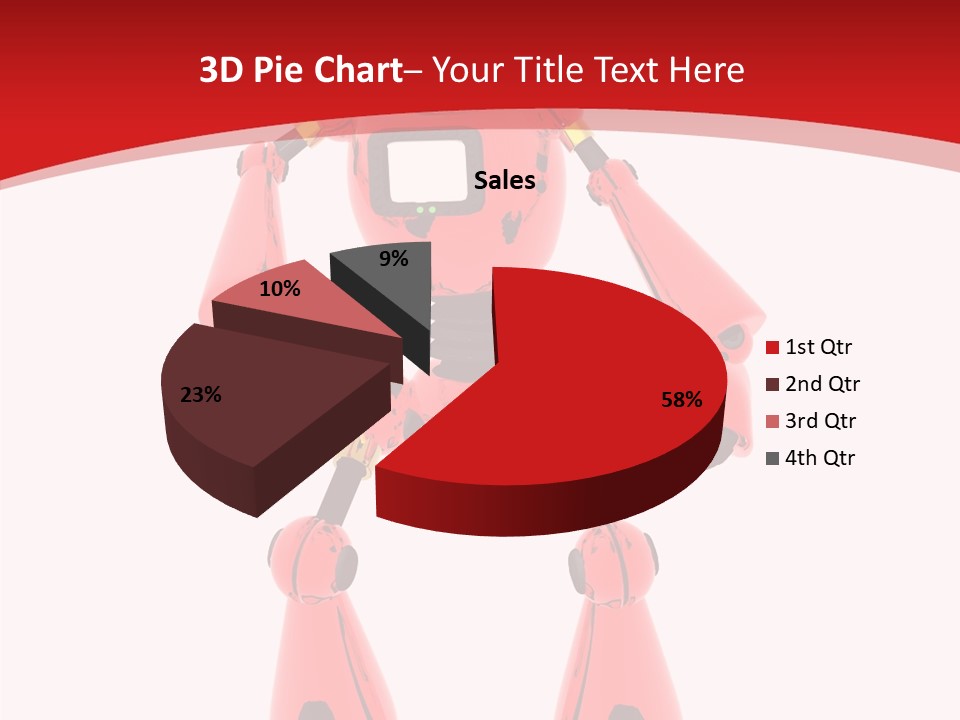 Background Character Computer Generated PowerPoint Template