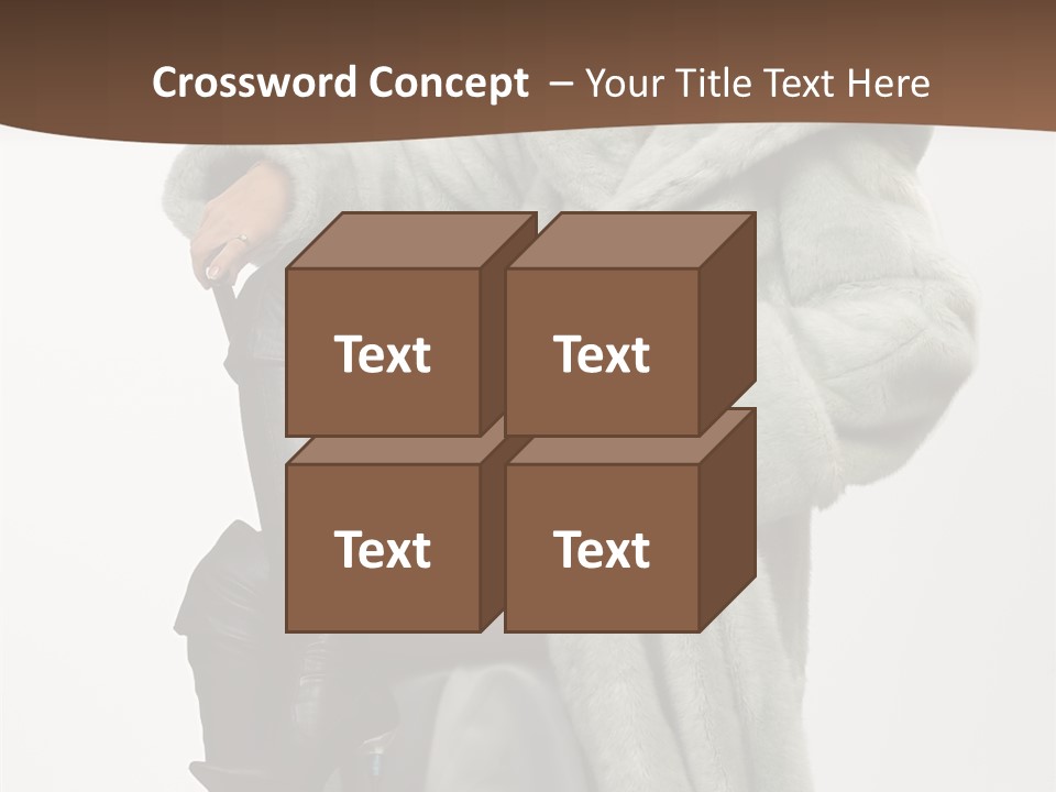 Beautiful Portrait Shoes PowerPoint Template