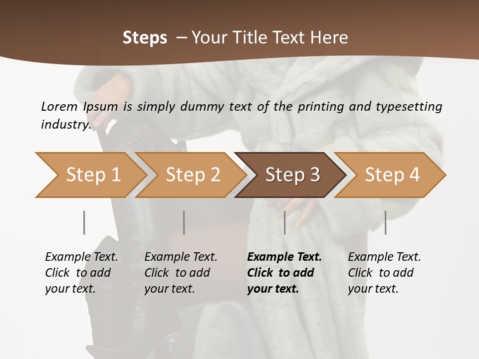 Beautiful Portrait Shoes PowerPoint Template