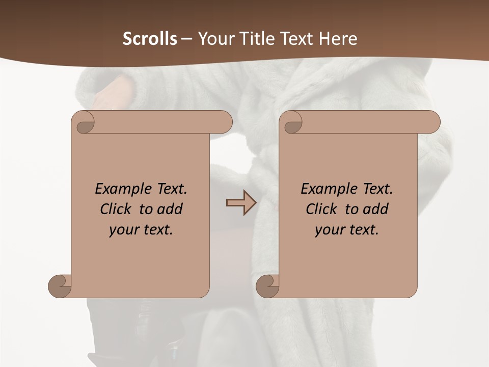 Beautiful Portrait Shoes PowerPoint Template