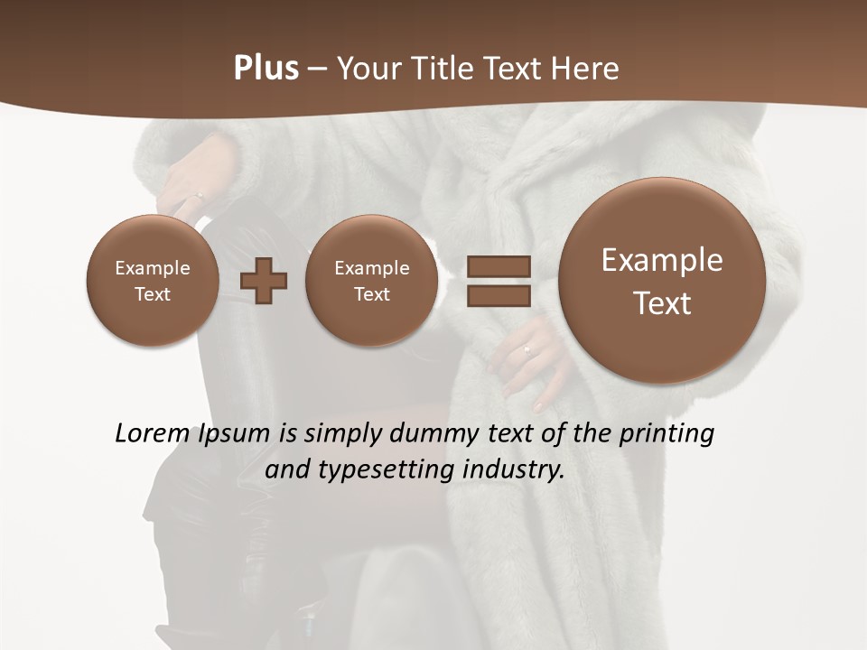 Beautiful Portrait Shoes PowerPoint Template