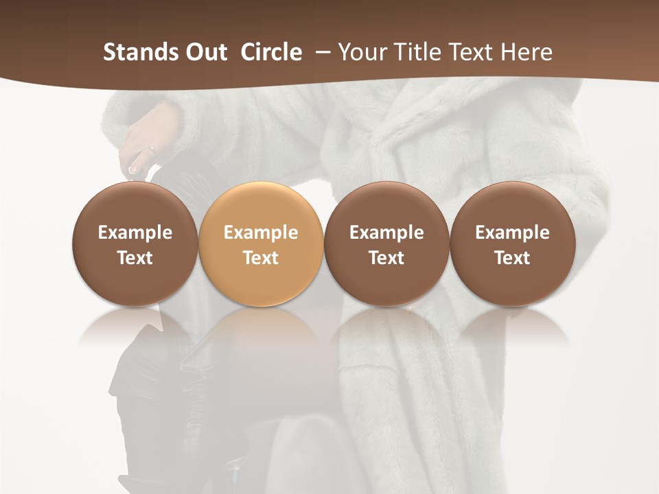 Beautiful Portrait Shoes PowerPoint Template