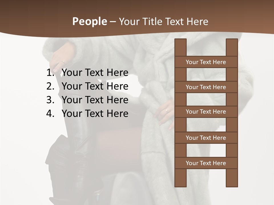 Beautiful Portrait Shoes PowerPoint Template