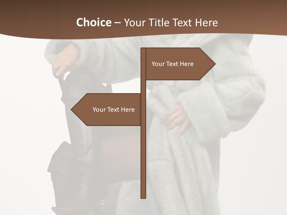 Beautiful Portrait Shoes PowerPoint Template