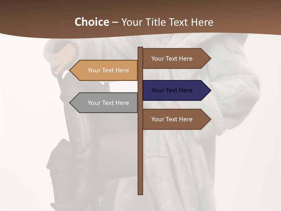 Beautiful Portrait Shoes PowerPoint Template