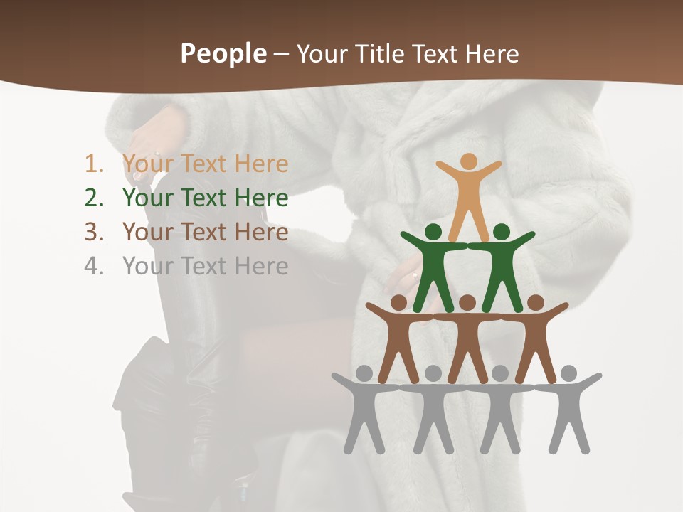 Beautiful Portrait Shoes PowerPoint Template