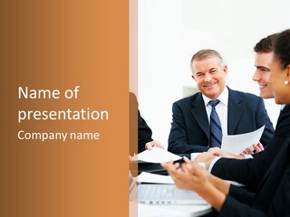 Bu Ine Profe Ional Boardroom PowerPoint Template