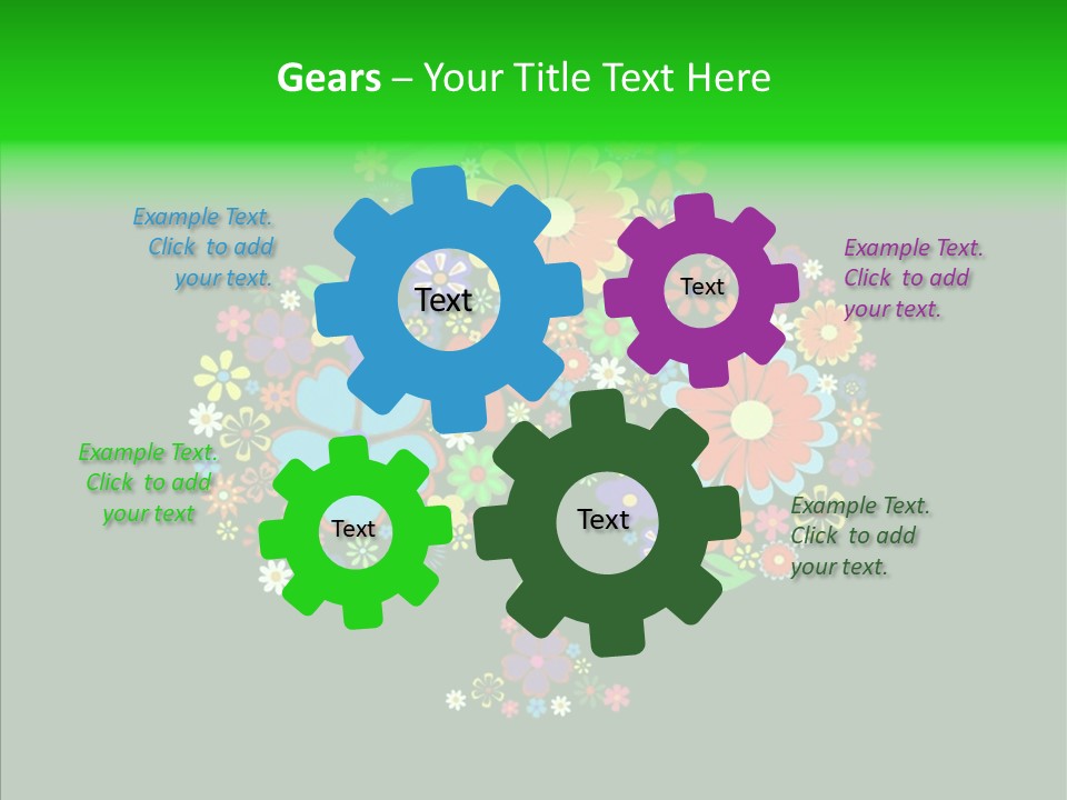 Color Stylize Groovy PowerPoint Template