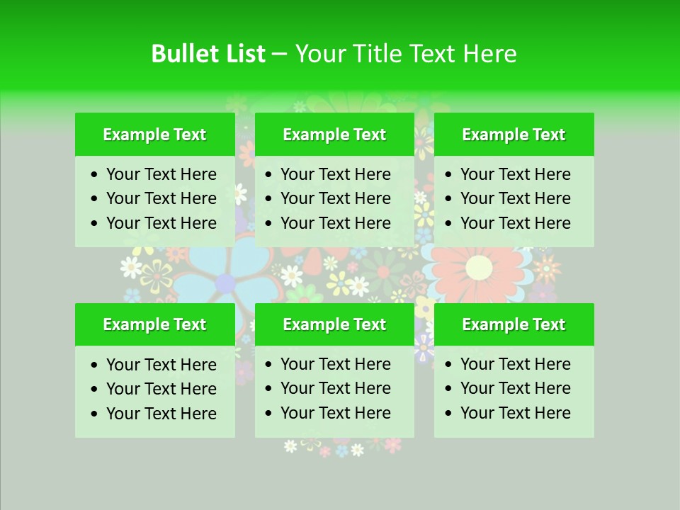 Color Stylize Groovy PowerPoint Template