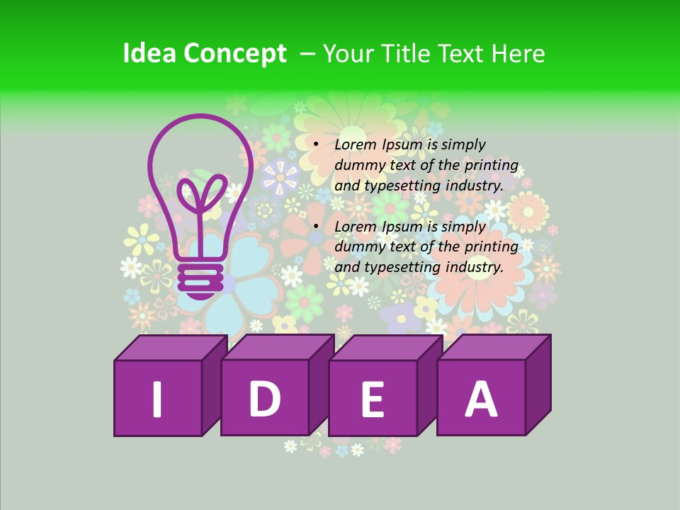 Color Stylize Groovy PowerPoint Template