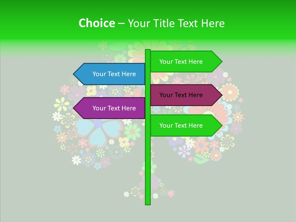 Color Stylize Groovy PowerPoint Template