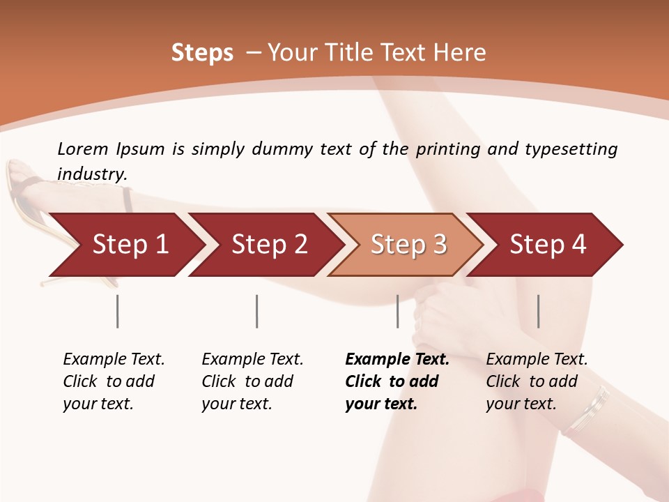 Cellulite Depilation Epilation PowerPoint Template