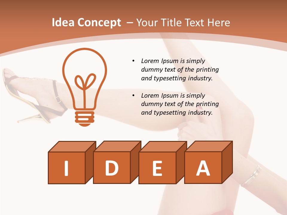 Cellulite Depilation Epilation PowerPoint Template