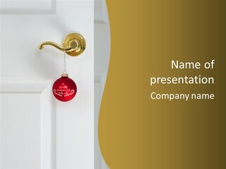 Red Soon Hang PowerPoint Template