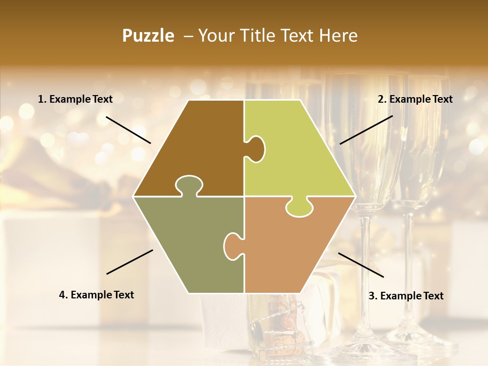 Food Table Rucola PowerPoint Template