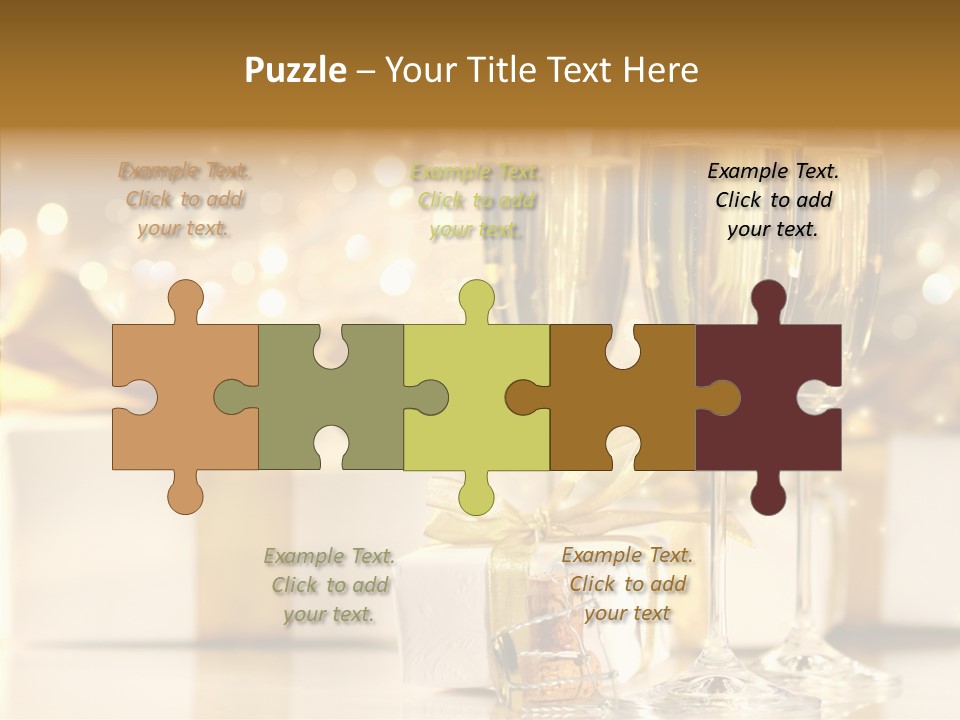 Food Table Rucola PowerPoint Template