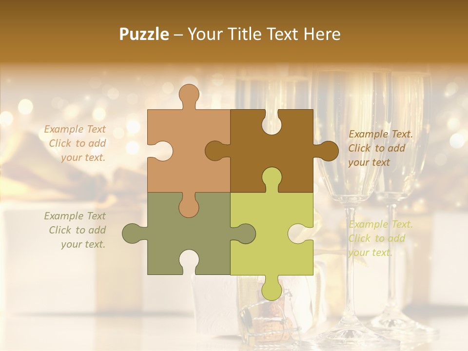 Food Table Rucola PowerPoint Template