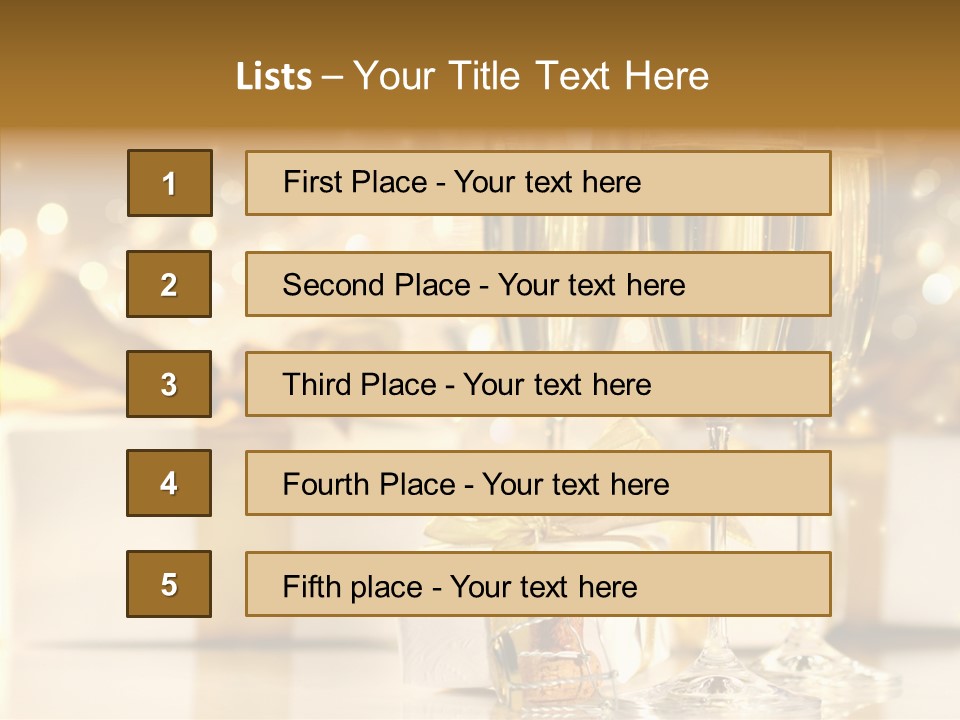 Food Table Rucola PowerPoint Template