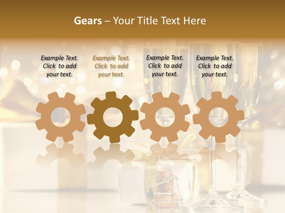 Food Table Rucola PowerPoint Template